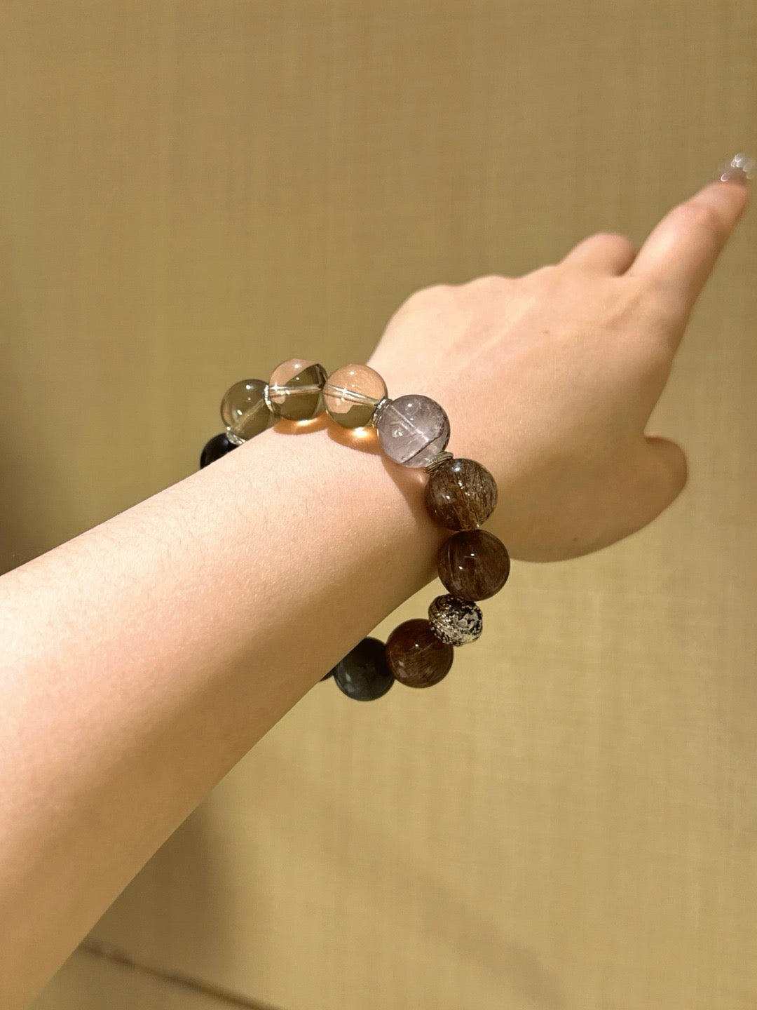 Dark Tea Series Multi-Gem Bracelet