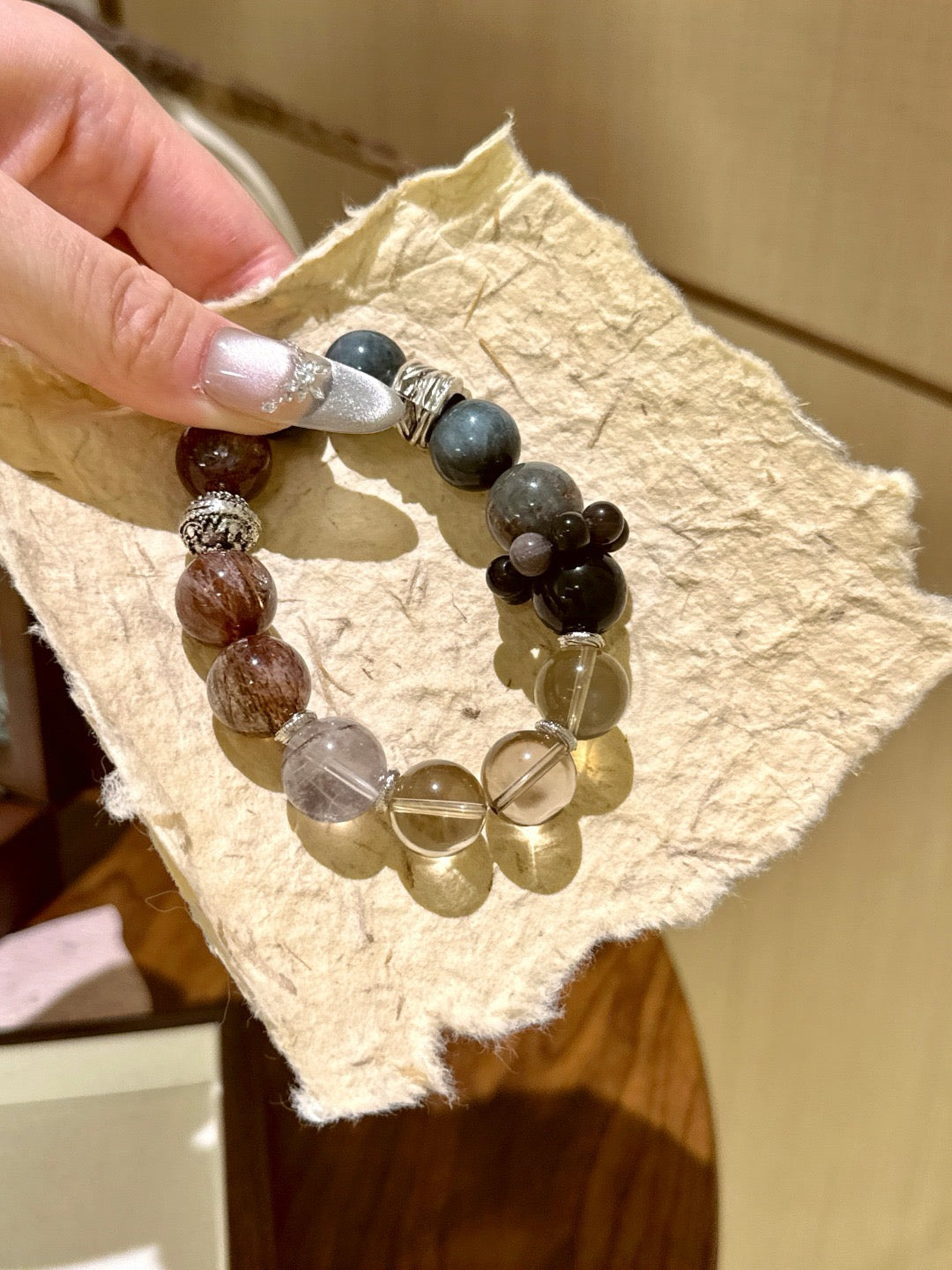 Dark Tea Series Multi-Gem Bracelet