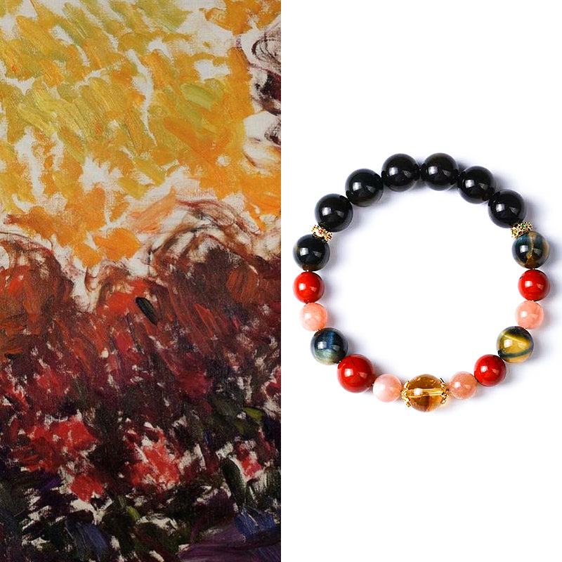 Impressionist-Inspired Crystal Bracelets: Art Meets Healing Energy